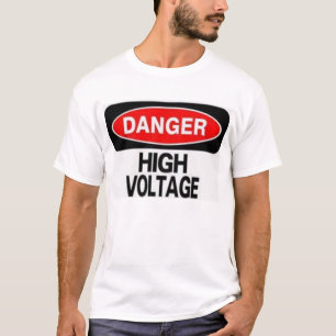 T-SHIRT ÉLECTRIQUE D'ÉLECTRICIEN À HAUTE TENSIO