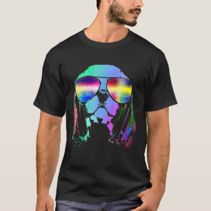 T-shirt Electro Music Dj Cavalier King Charles Spaniel