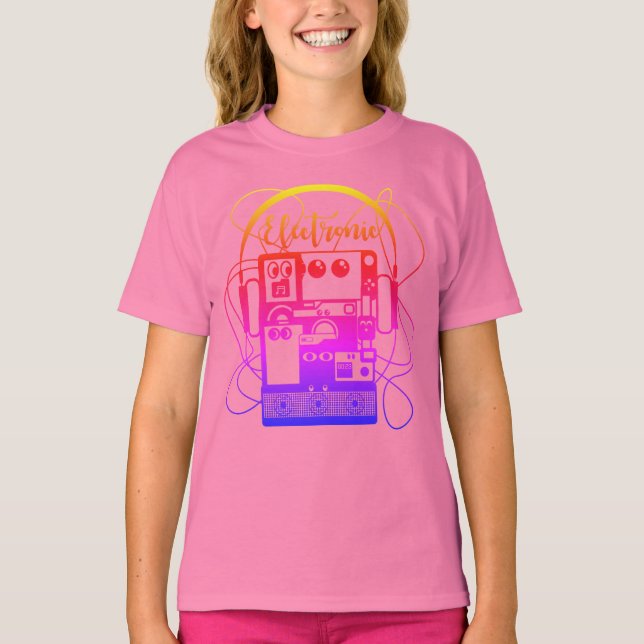 T-shirt Électronique (Devant)