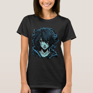 T-shirt Élégance Animée Enigmatique : Manga Cool et Mystér