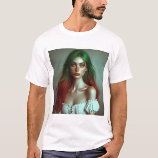 T-shirt Élégance bicolore
