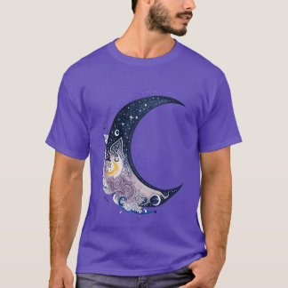 T-shirt Élégance céleste Aquarelle complexe Tatouage Des