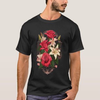 T-shirt Élégance classique : Bouquet fleuri Tee