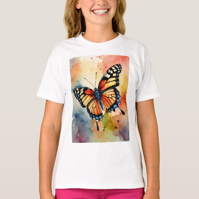 T-shirt "Elégance combante : Papillon inspiré par la natur (Devant)