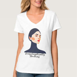 T-shirt Élégance dans le minimalisme - Art Portrait Modern