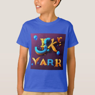 T-shirt "Élégance dimensionnelle : 3D Yar Logo Tee"