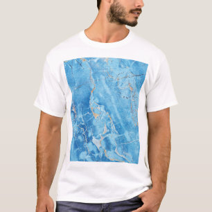 T-shirt Élégance du marbre : Surface texturée naturelle.
