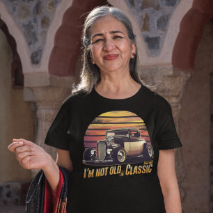 T-shirt Élégance intemporelle Je ne suis pas vieille Je su