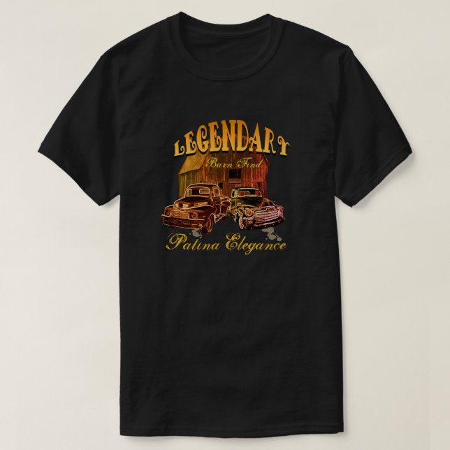 T-shirt Élégance légendaire de patine de découverte de (Design devant)