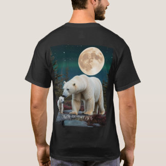 T-shirt Élégance polaire sous le clair de lune