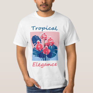 T-shirt Élégance tropicale