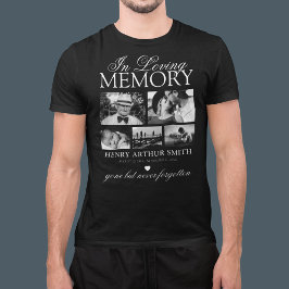 T-shirt Élégant 5 Photo En Mémoire Amoureuse
