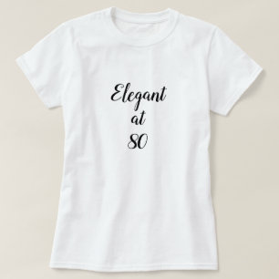 T-shirt Élégant à 80 ans