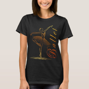 T-shirt Élégant aperçu d'un ballet de Ballerina