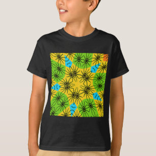 T-shirt Élégant Araignée d'inspiration africaine Motif tra