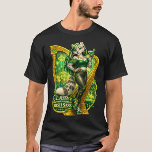 T-shirt Élégant avec une pointe de sass irlandais