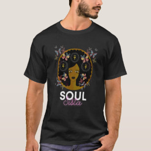 T-shirt Élégant Bandeau Africain pour Femmes Fierté Noire 