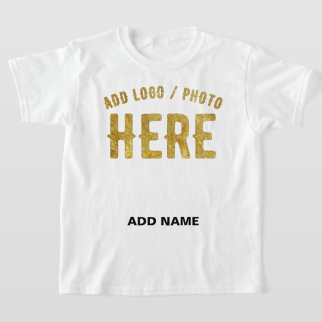 T-SHIRT ÉLÉGANT BLANC PERSONNALISABLE MODERNE DE MARQUE VÉ (Poser)