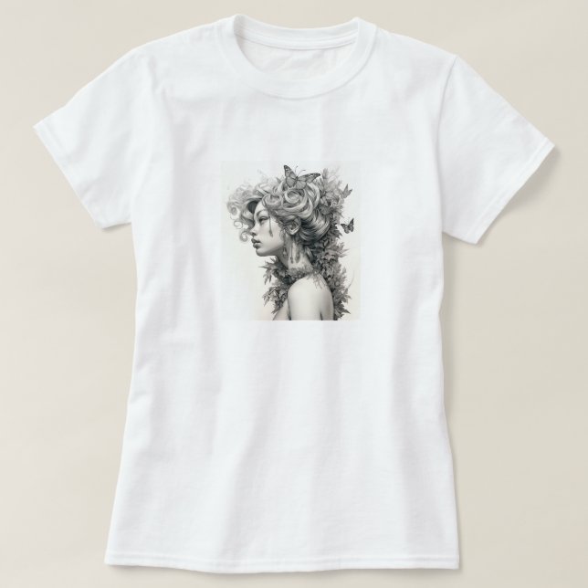T-shirt Elegant Custom Ajouter Votre Propre Photo Femme ts (Design devant)