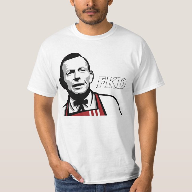 T-shirt élégant d'Abbott "FKD" (Devant)