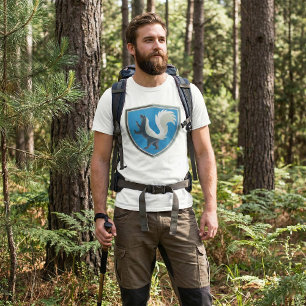 T-shirt Élégant Emblème Skunk Faune Inspiré Crest