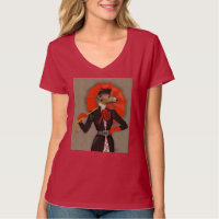 Elégant Greyhound et parapluie rouge