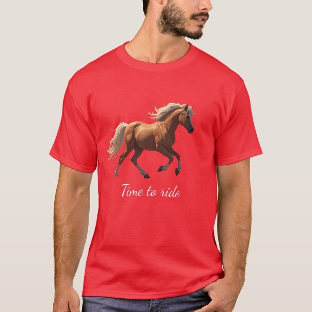 T-shirt Elegant horse  (Devant)