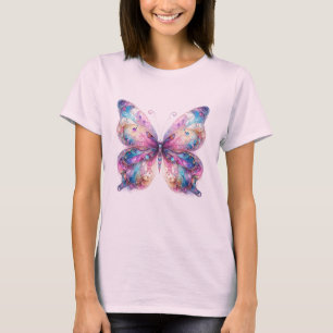 T-shirt Élégant Imaginaire papillon Tee