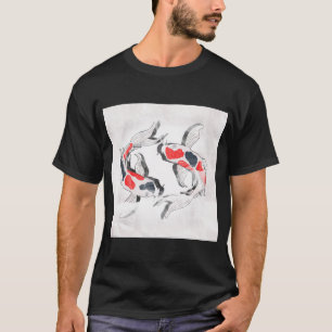 T-shirt Elégant Koi Fish Nature Art