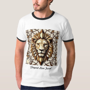 T-shirt "Élégant Lion Form"