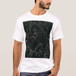 T-shirt Élégant marbre noir : Arrière - plan texturé
