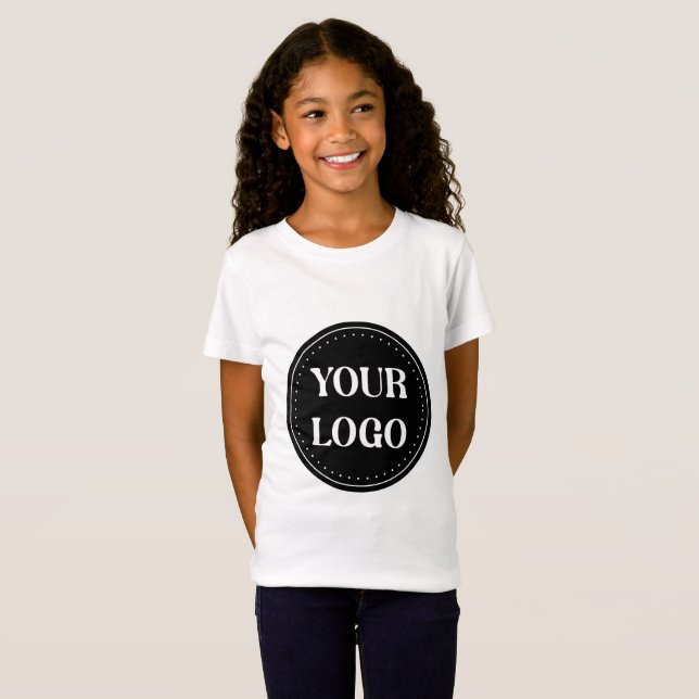 T-Shirt élégant, moderne, raffiné et éditable. (Devant entier)
