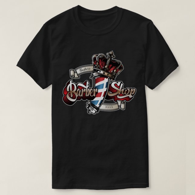 T-shirt Élégant poteau en coiffure et couronne Personnalis (Design devant)