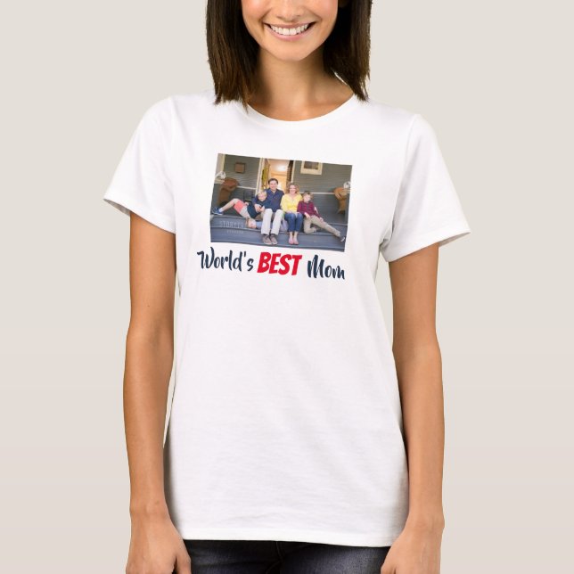 T-shirt élégant pour la meilleure maman du monde (Devant)