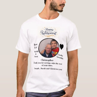 T-shirt Élégant retrait photo personnalisé