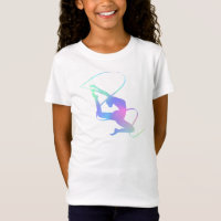 Elégant Ruban rythmique Gymnastique Motif Artistiq