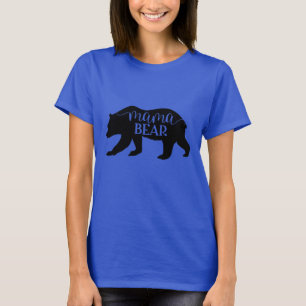T-shirt Élégant script Mama Bear