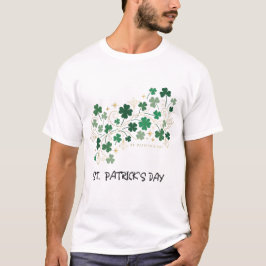 T-shirt Elegant Shamrock Floral St. Patrick’s Day Design