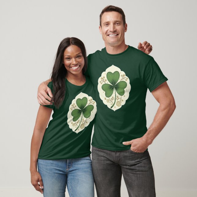 T-shirt Elegant Shamrock St Patrick’s Day - camiseta (Unisexe)