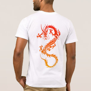 T-shirt élégant tatouage dragon