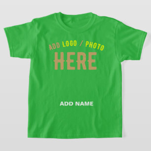T-SHIRT ÉLÉGANT TRÈS MODERNE SHAMROCK VERT PERSONNALISÉ MA