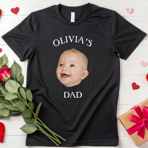 T-shirt Elégant visage bébé personnalisé enfant Photo Mama