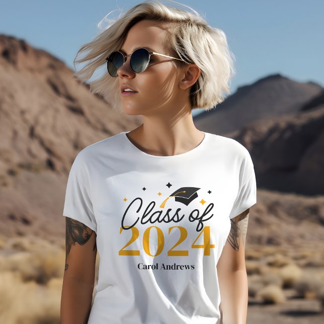 T-shirt Élégante classe de diplômés de 2024 Keepsaké Gradu (Créateur téléchargé)