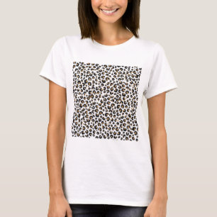 T-shirt Elégante Parties scintillant or Poster de animal 