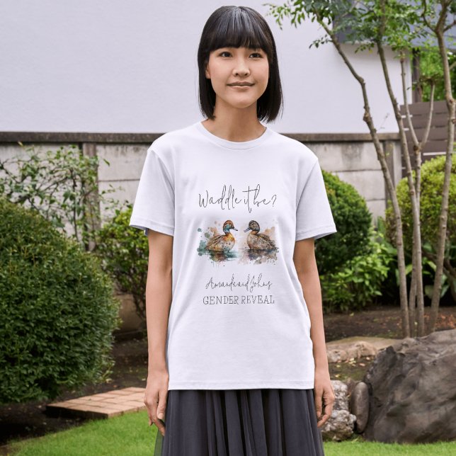 T-shirt Élégante Waddle It Be Duck Sexe Décor (Créateur téléchargé)