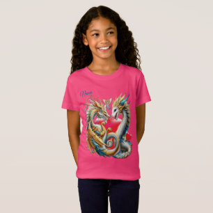 T-Shirt Élégantes perruques chic en or, argent, bleu, jaun