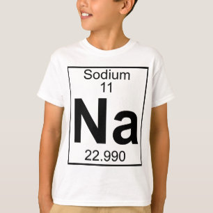 T-shirt Élément 011 - Na - Sodium (plein)