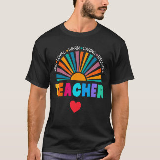 T-shirt Élément coloré inspirant de l'équipe d'enseignants