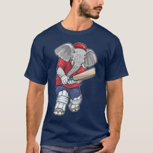 T-shirt Élément de cricket de cricket de cricket Sports