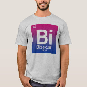 T-shirt Élément de tableau périodique bisexuel